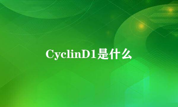 CyclinD1是什么