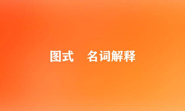 图式 名词解释