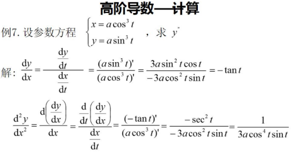 一阶导数怎么算？