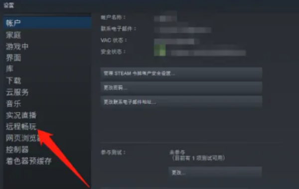 steam远程畅玩怎么用