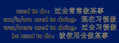 be used to do 和 be used doin来自g 的区别