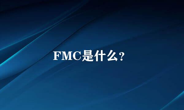 FMC是什么？