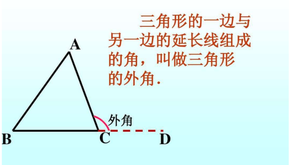 外角的定义是什么呢？