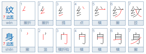 文身和纹身区别是什么？