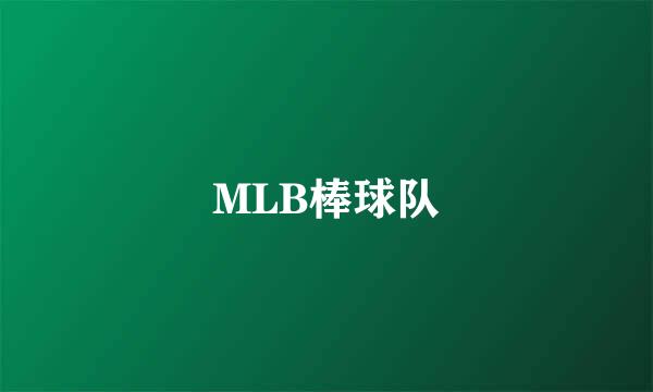 MLB棒球队