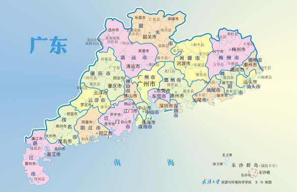 广东省有哪些地级市？