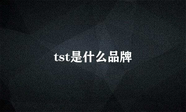 tst是什么品牌