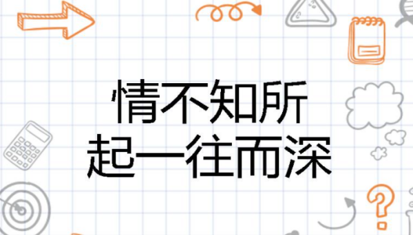 情不知所起一往情深下一句是什么?