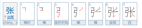 张字怎么写好看 签名 艺术字