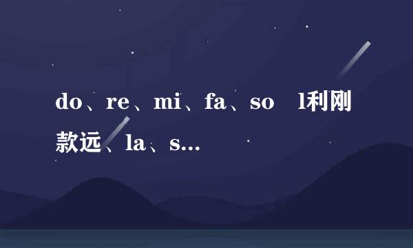 do、re、mi、fa、so l利刚款远、la、si这七个音阶是这么来自发音的 还有其他五个是怎么突落承那假发音的有谁能告诉下!!