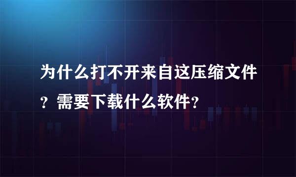 为什么打不开来自这压缩文件？需要下载什么软件？