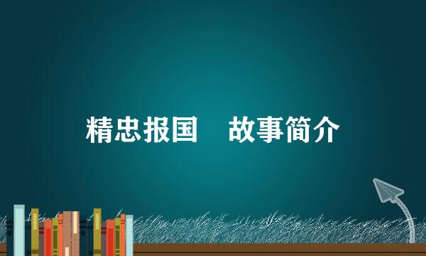 精忠报国 故事简介