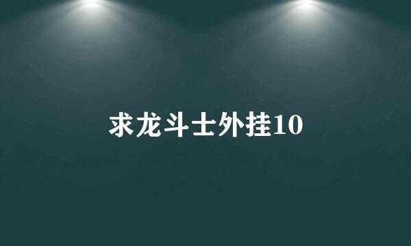 求龙斗士外挂10