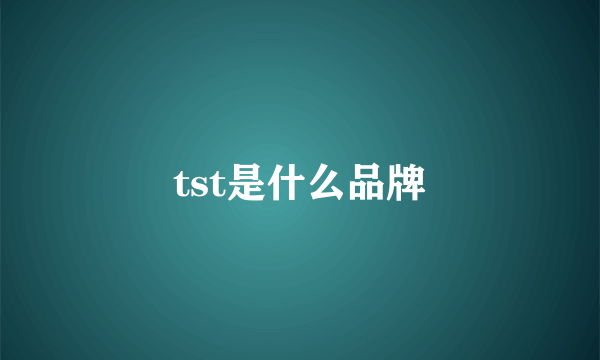 tst是什么品牌