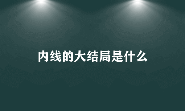 内线的大结局是什么