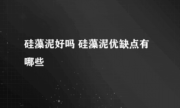 硅藻泥好吗 硅藻泥优缺点有哪些