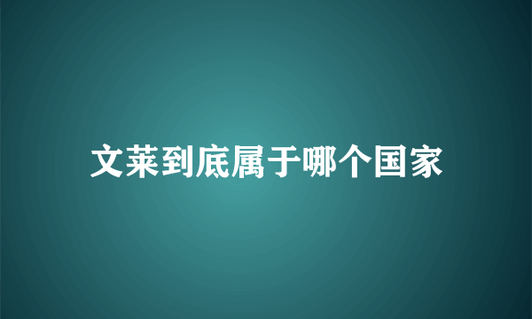 文莱到底属于哪个国家