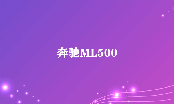 奔驰ML500