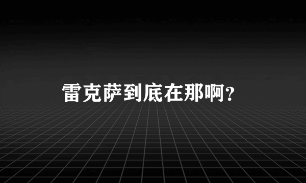 雷克萨到底在那啊？