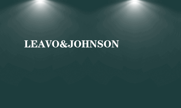 LEAVO&JOHNSON