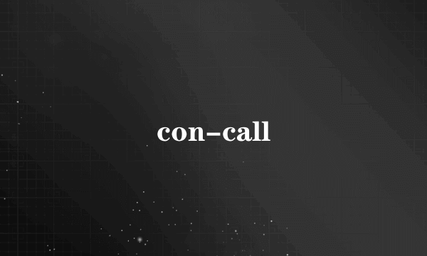 con-call