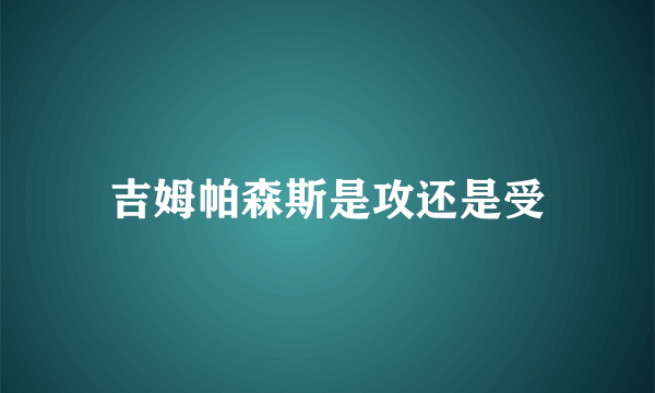 吉姆帕森斯是攻还是受