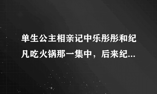 单生公主相亲记中乐彤彤和纪凡吃火锅那一集中，后来纪凡手上的发票到底写了什么字？我怎么看不清楚价格呢