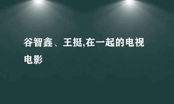 谷智鑫、王挺,在一起的电视电影