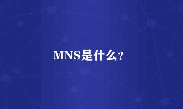 MNS是什么？