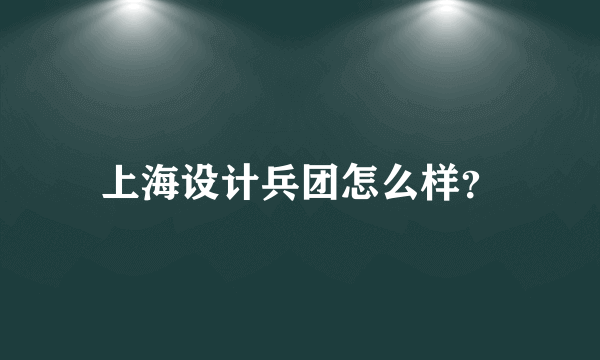 上海设计兵团怎么样？