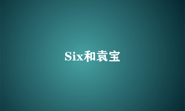 Six和袁宝