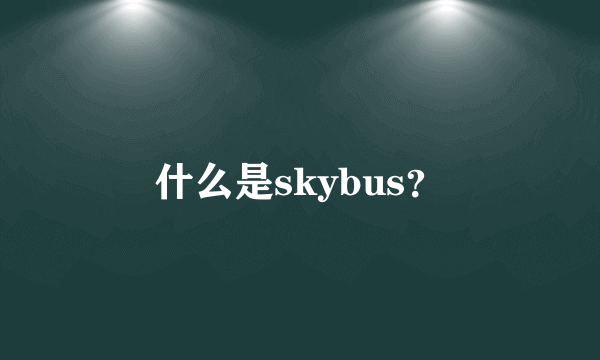 什么是skybus？