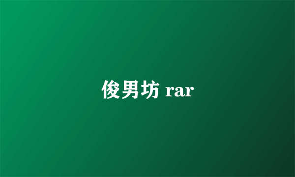 俊男坊 rar